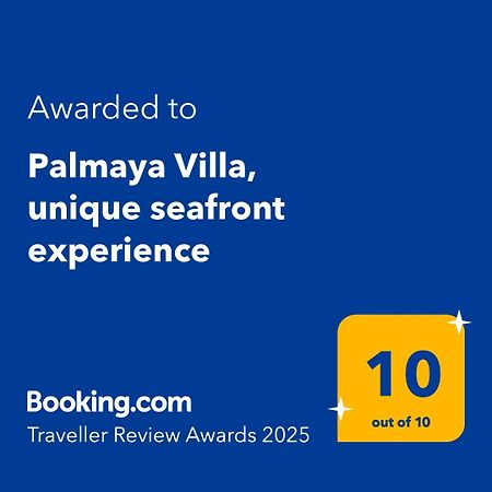 Palmaya Villa, Unique Seafront Experience Вайя Экстерьер фото